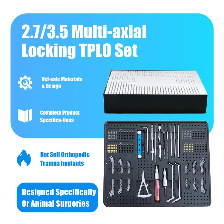 Small Animal 2.7/3.5mm Multi-Axial Veterinary Orthopedic Instrument Kit