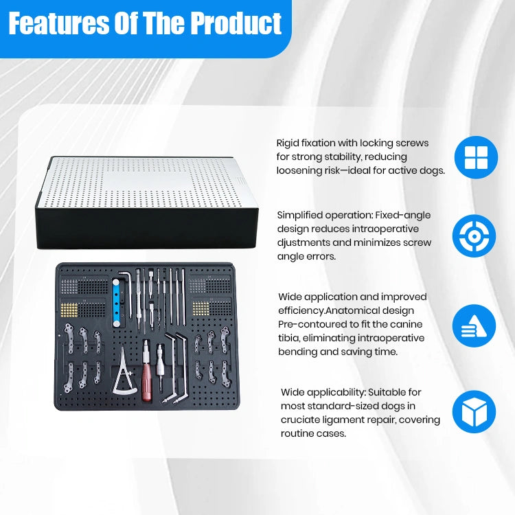 Small Animal 2.7/3.5mm Multi-Axial Veterinary Orthopedic Instrument Kit