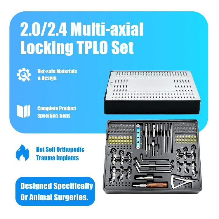 Veterinary 2.0/2.4mm Multi-Axial Surgical Kit for Small Animal Orthopedic Surgery