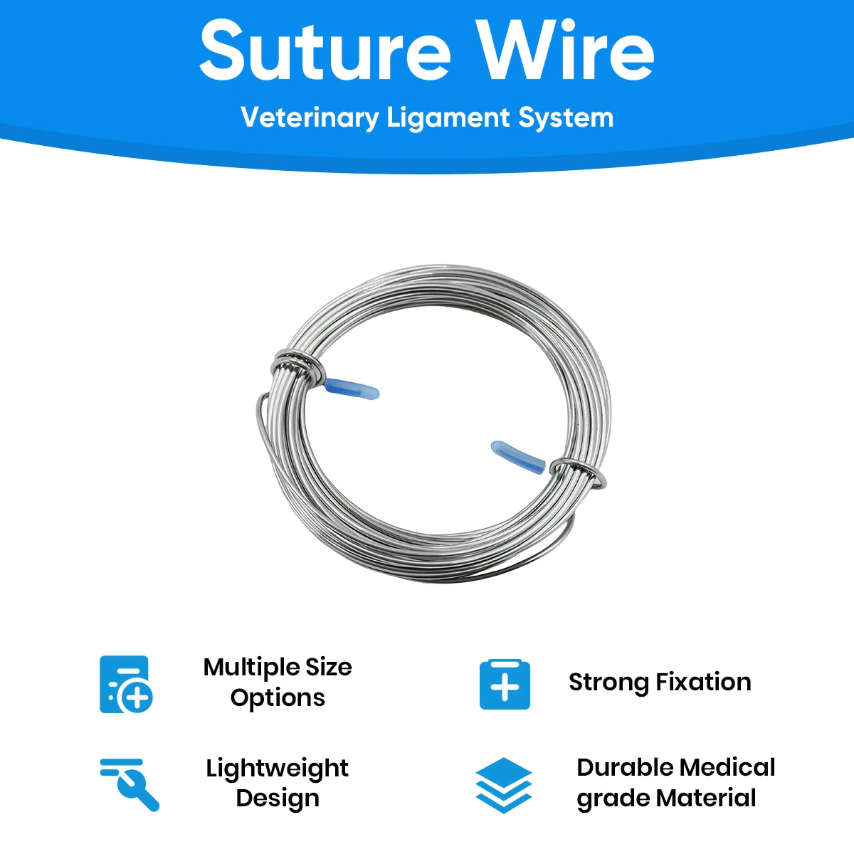 Knot-Resistant Suture Wire for Dog Sports Medicine Orthopedic Surgery