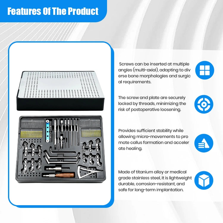 Veterinary 2.0/2.4mm Multi-Axial Surgical Kit for Small Animal Orthopedic Surgery