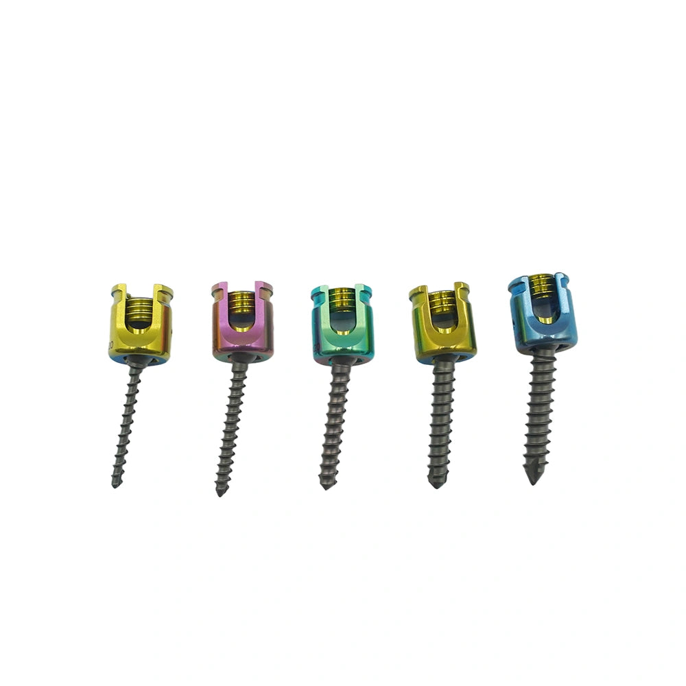 3.0 mm Titanium Polyaxial Spinal Pedicle Screws for Veterinary Spine Surgery