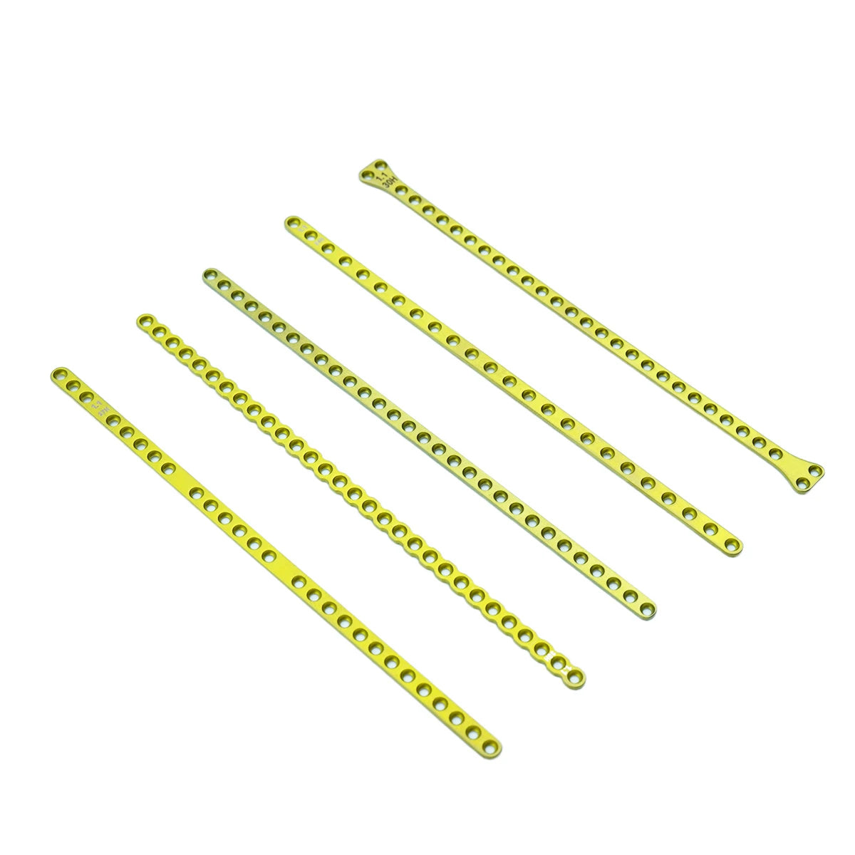 1.1mm Titanium Neutral Cuttable Plate 27 holes Titanium Animal Limb Bone Plate