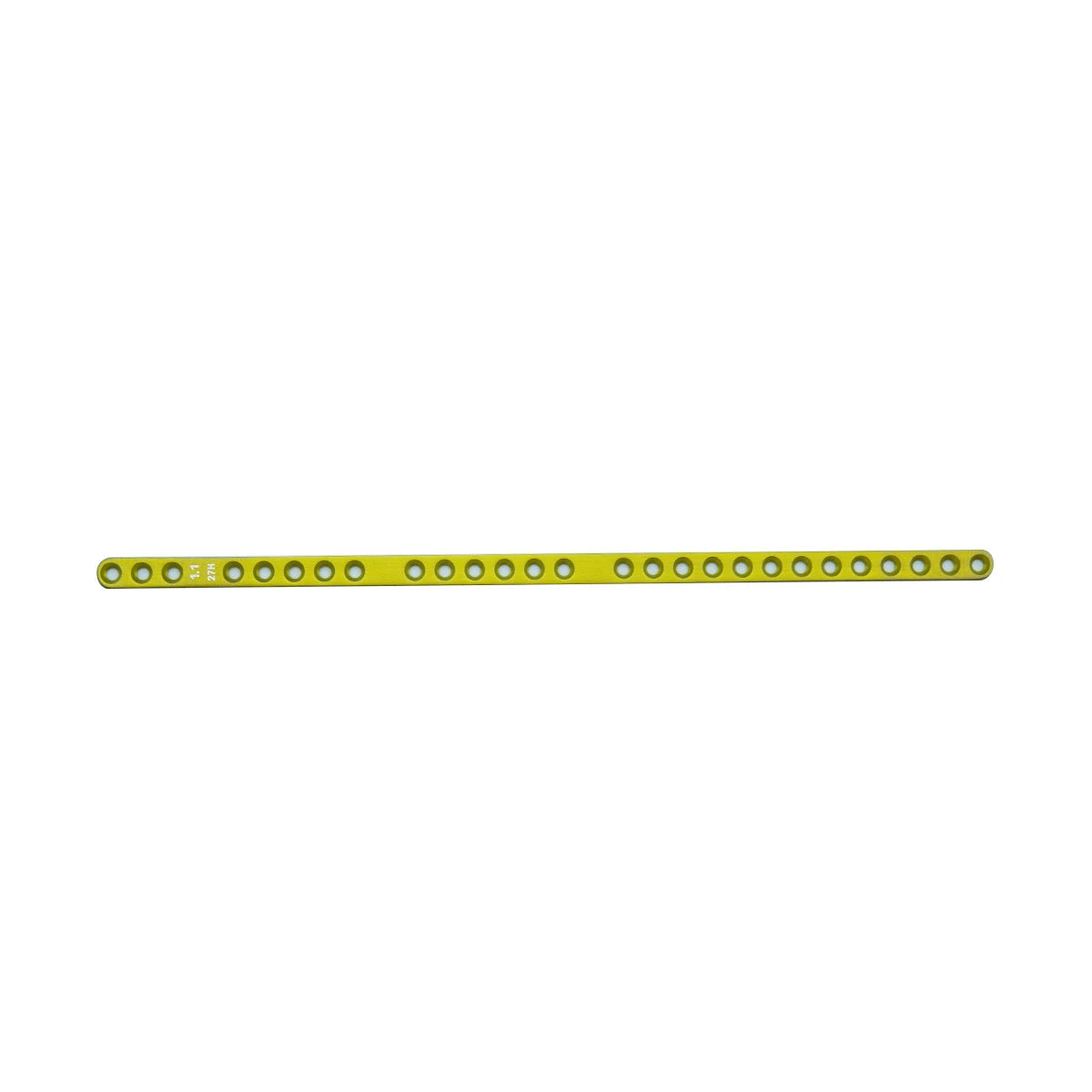 1.1mm Titanium Neutral Cuttable Plate 27 holes Titanium Animal Limb Bone Plate